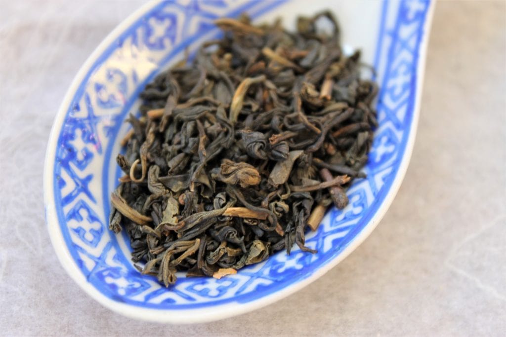 Sunflower jasmine tea leaves dry