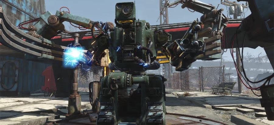 creating robots in fallout 4 video game