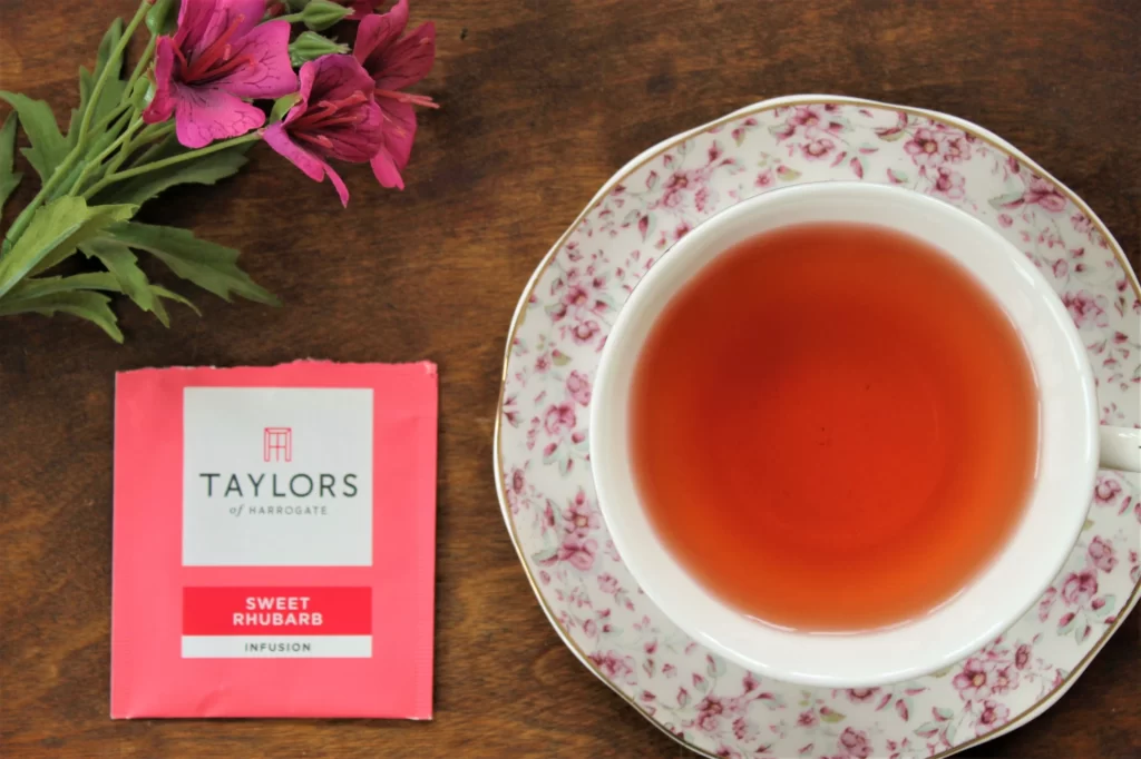 taylors of harrogate sweet rhubarb tea review