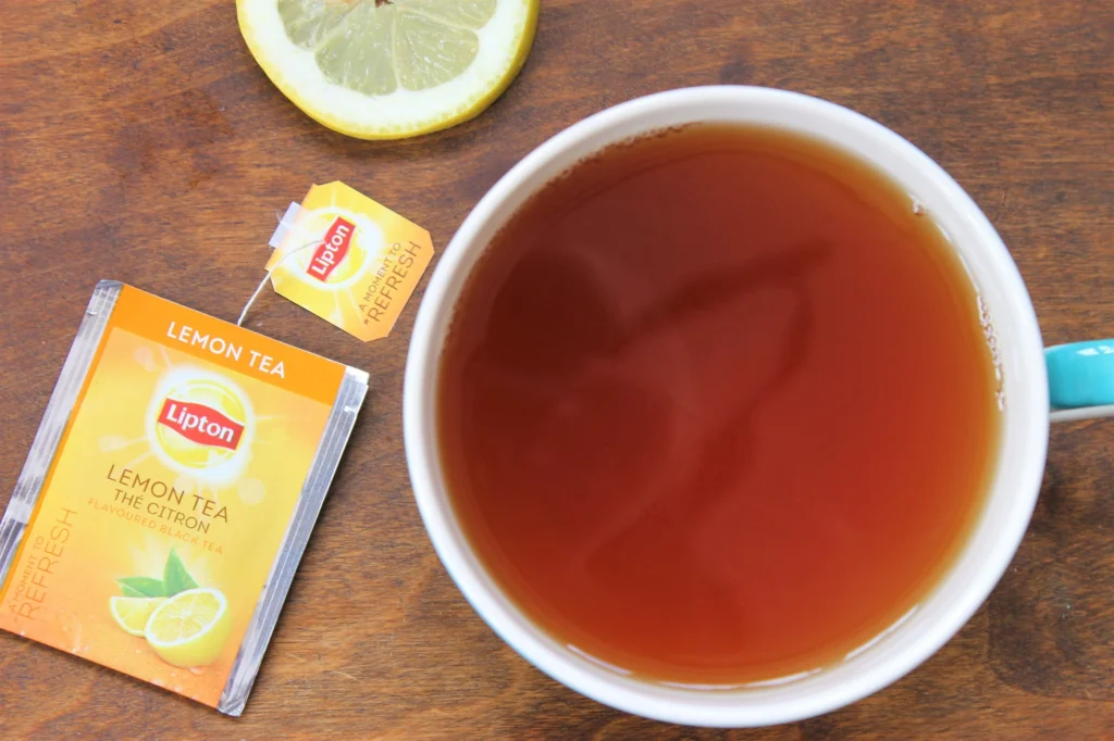 lipton lemon black tea review