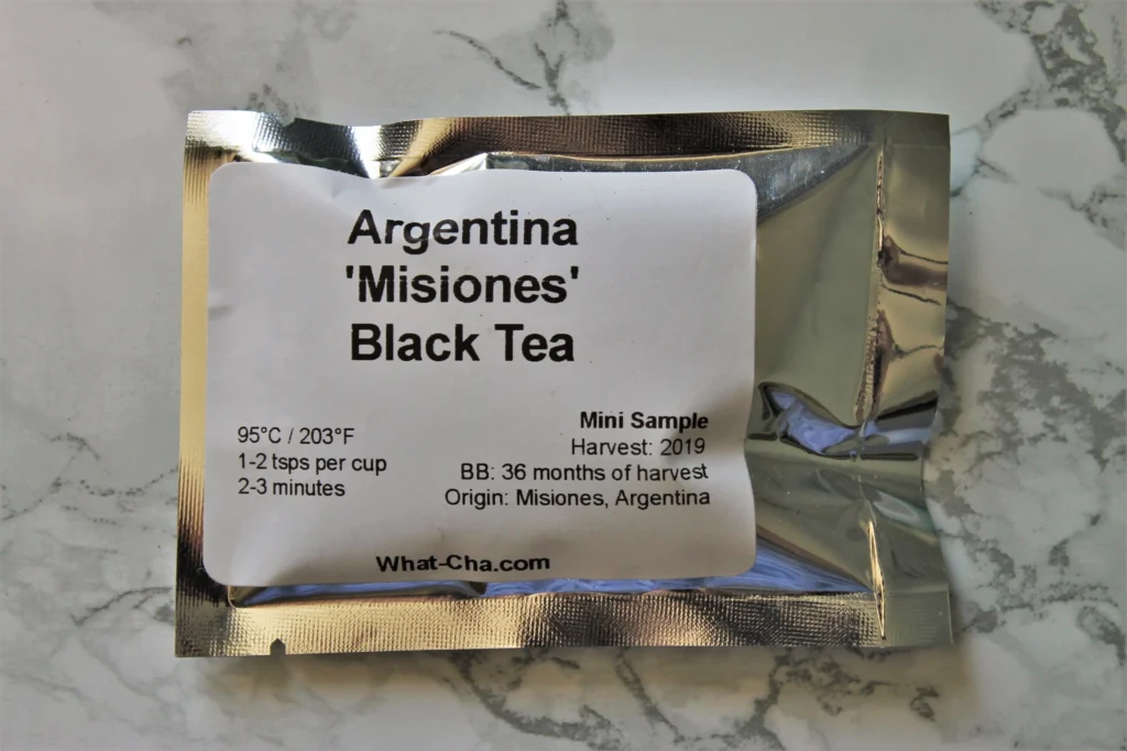 argentina misiones black tea packaging