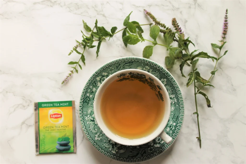 lipton green tea mint tea review