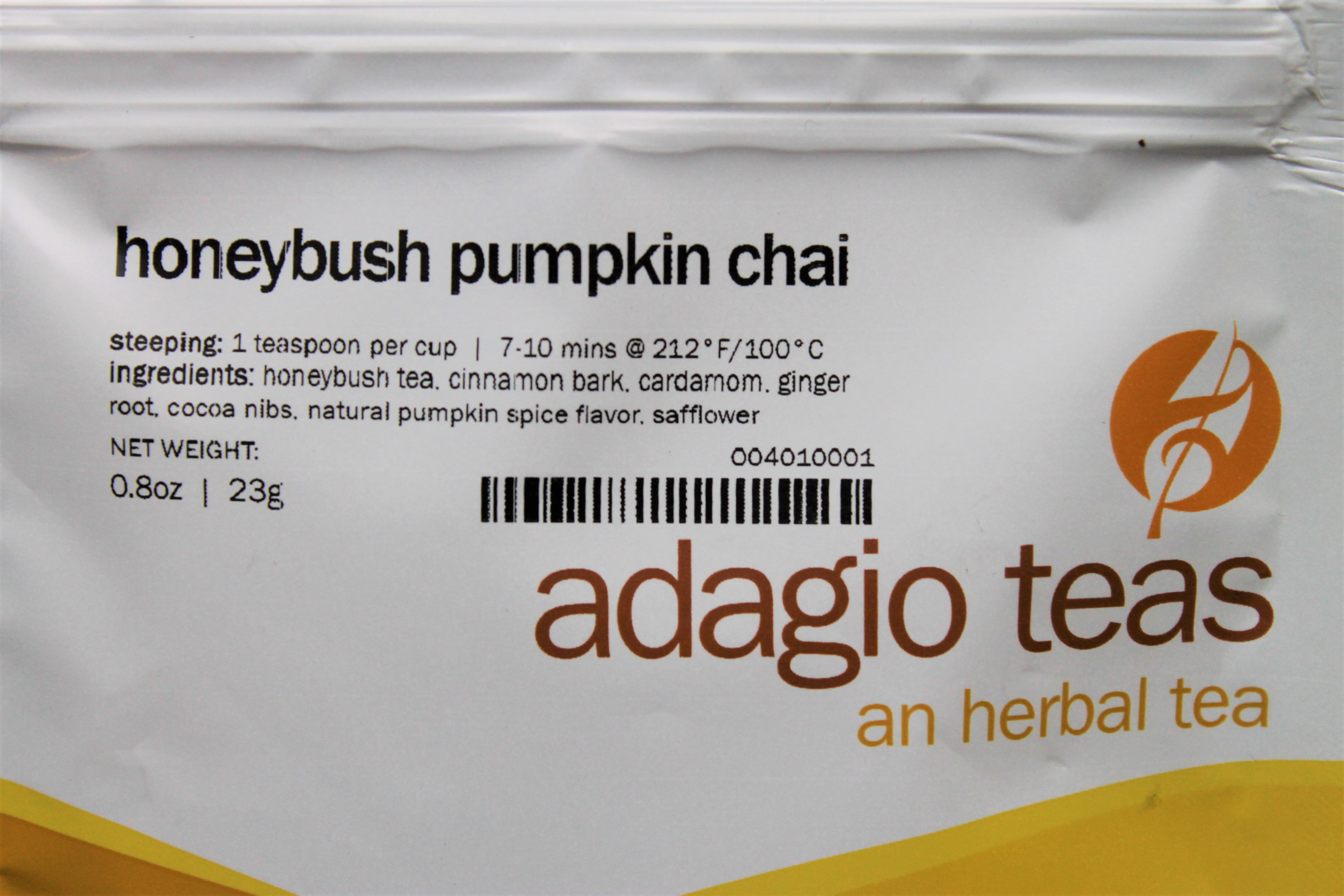 adagio teas honeybush pumpkin chai