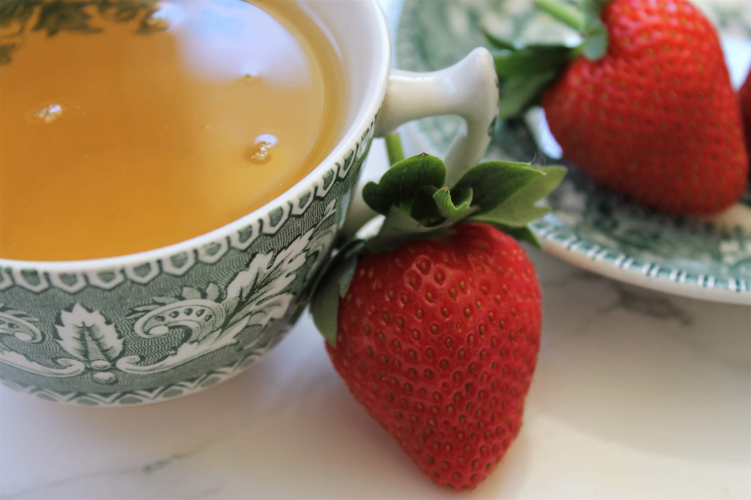 strawberries and cream tea