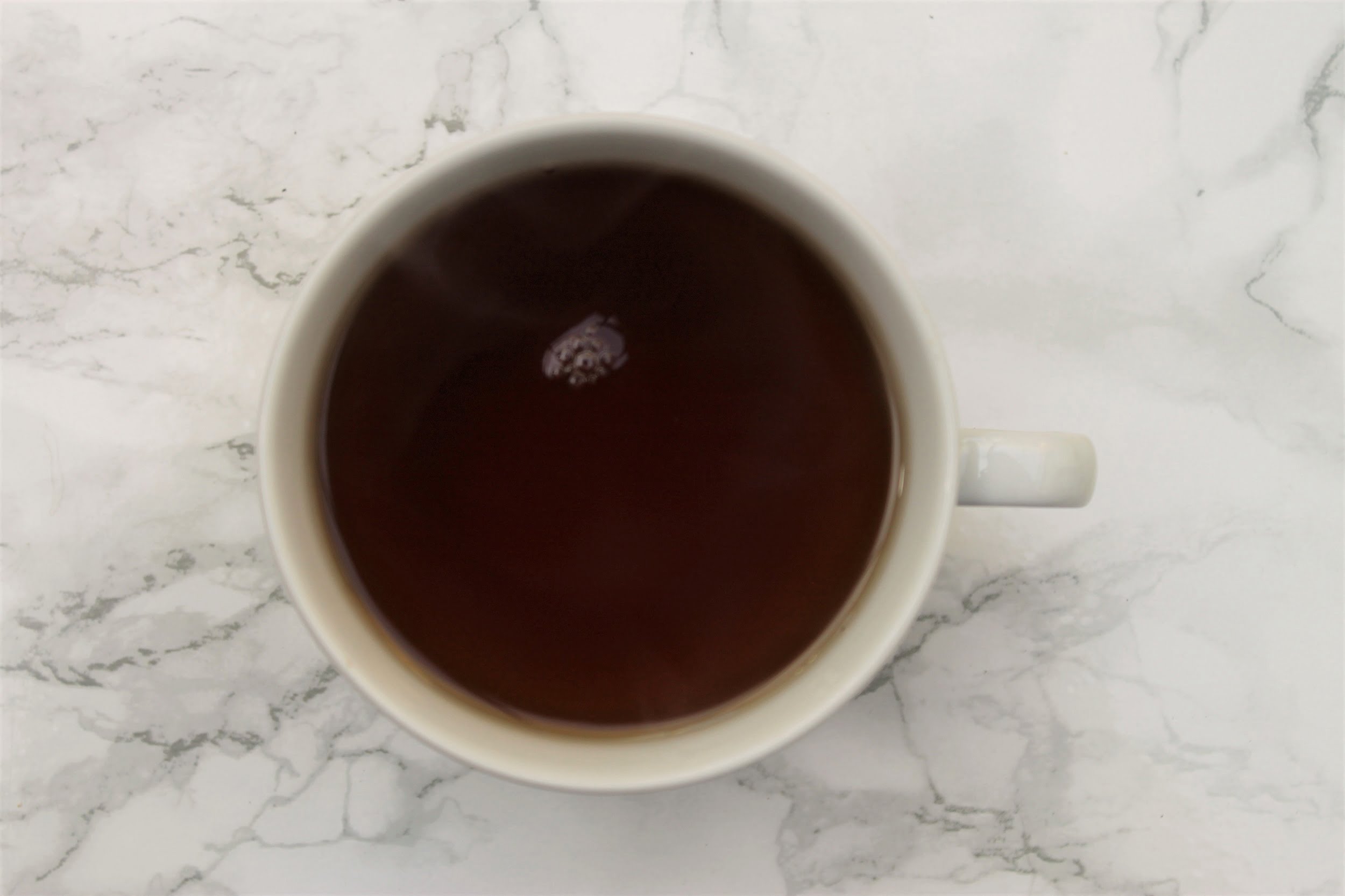 black tea with hibiscus flavouring