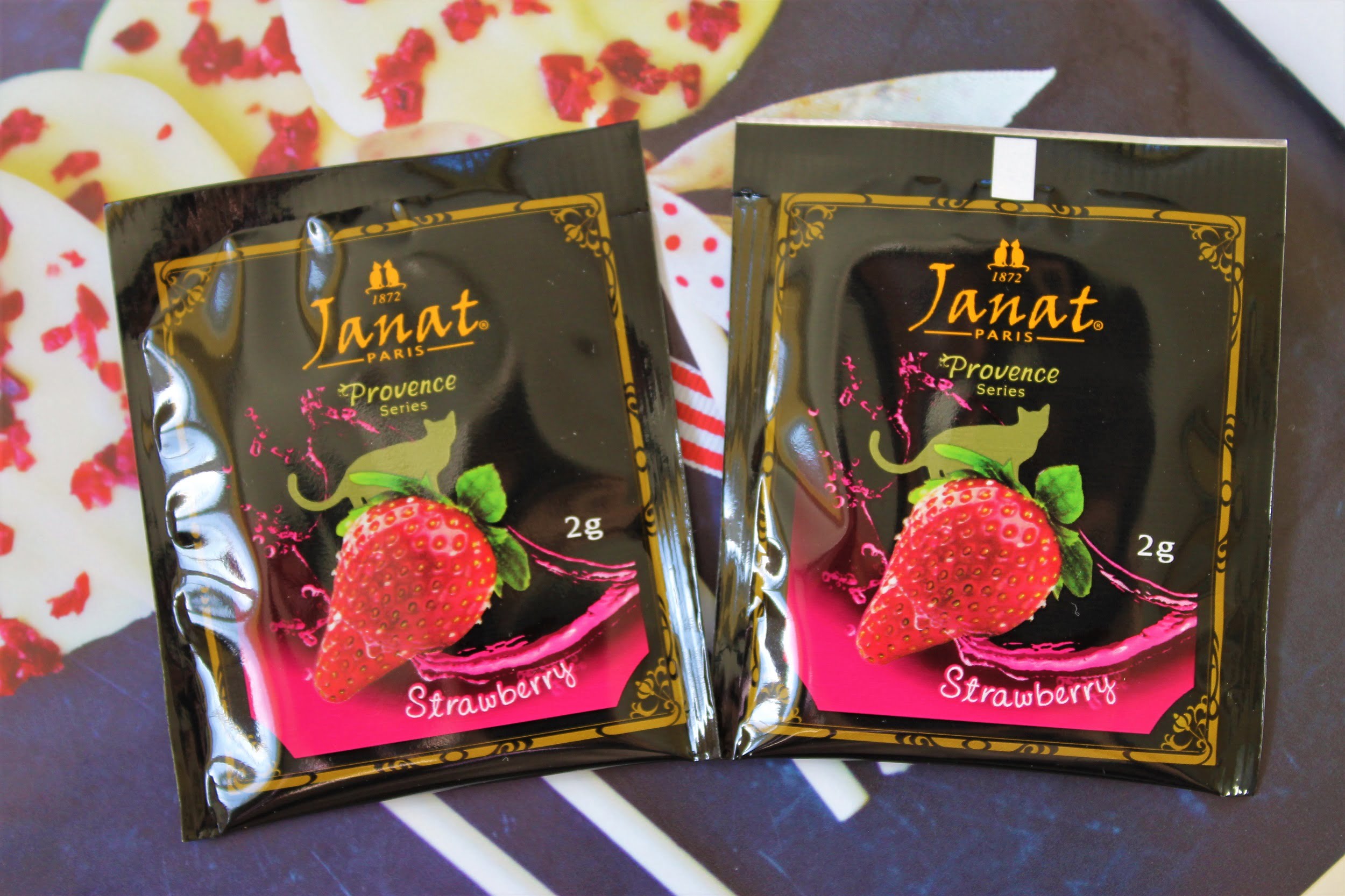 janat strawberry black teabags