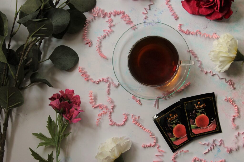 Janat Peach Black Tea Bags Review