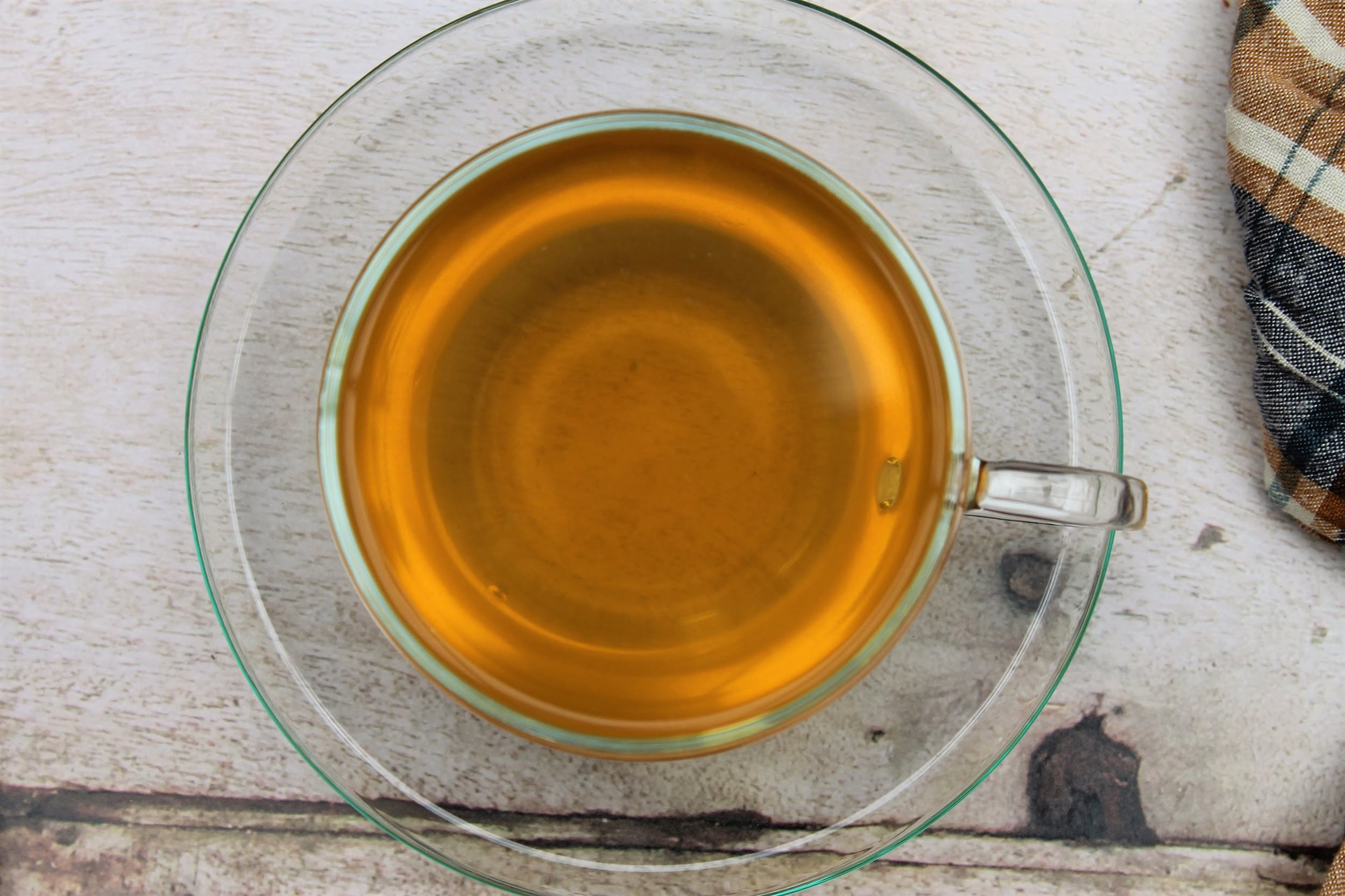 golden chamomile pukka tea in teacup