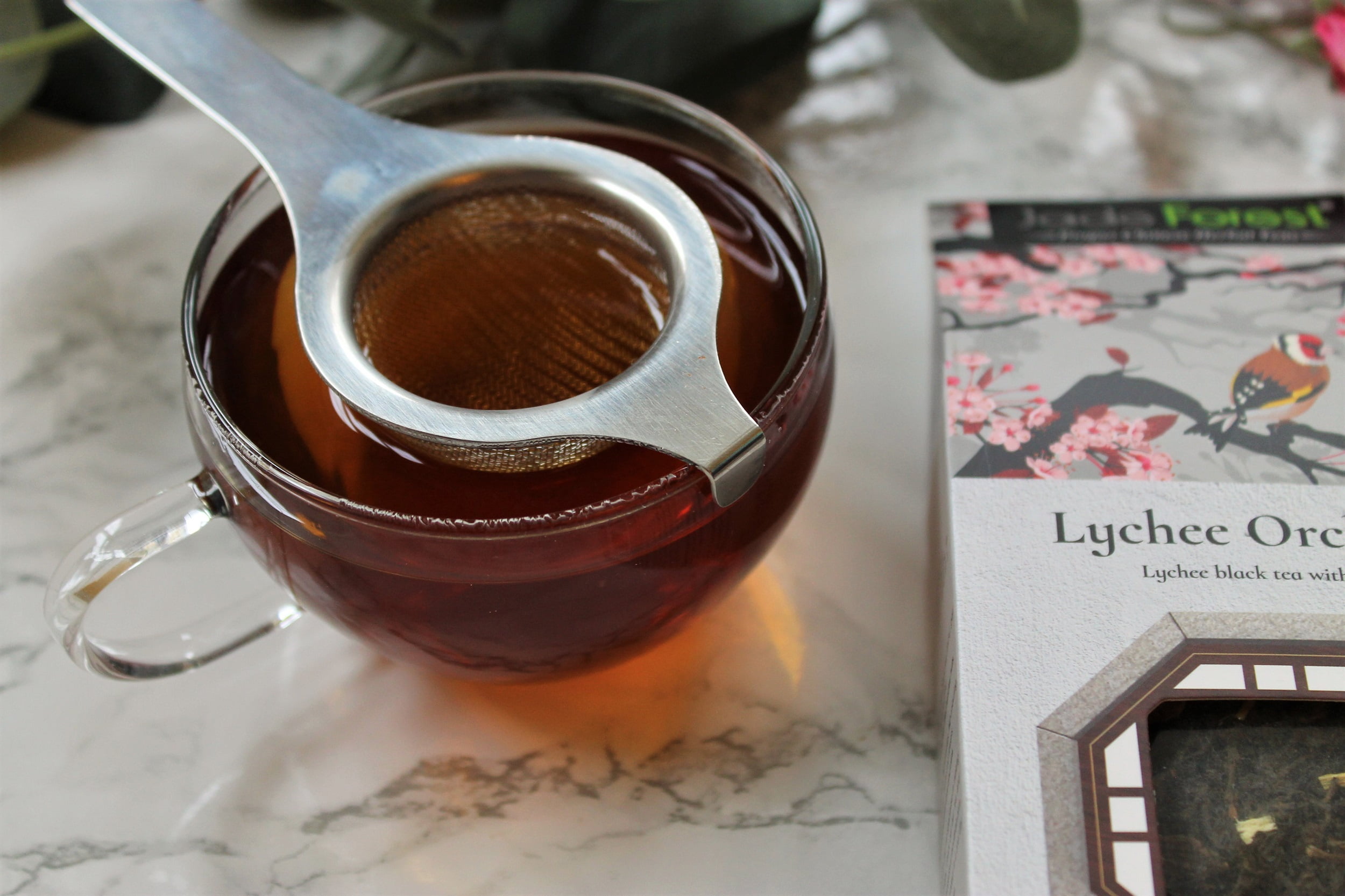 lychee infused black tea from China