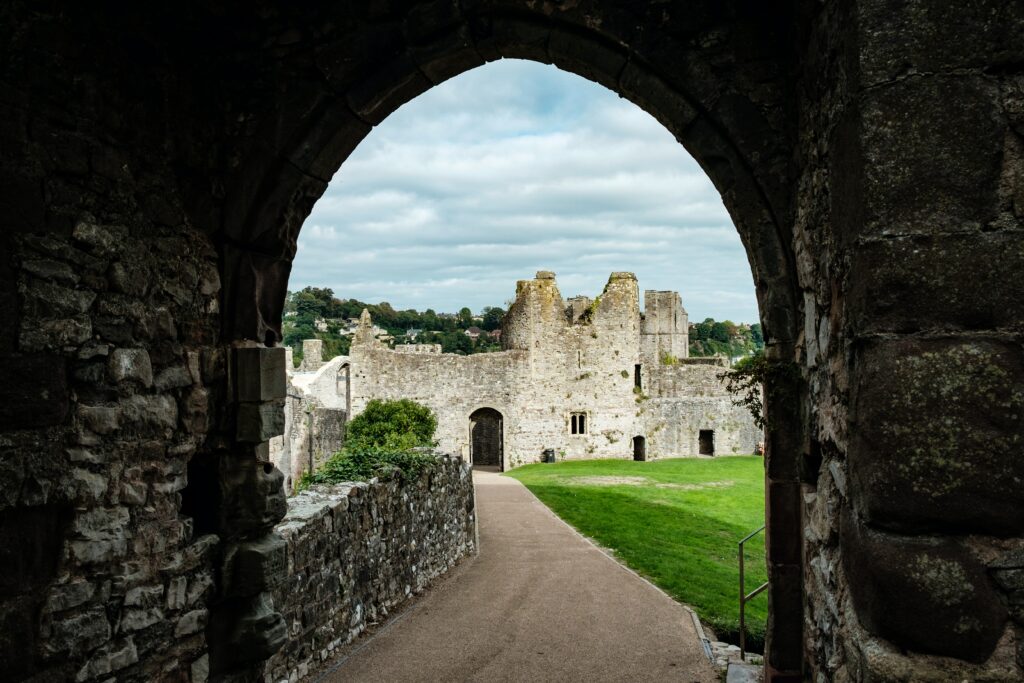 chepstow medieval castle entrance