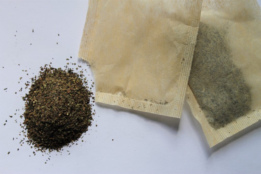 organic white tea unbleached teabags