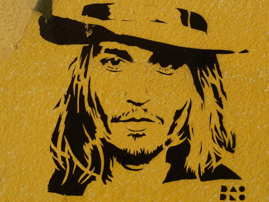 johnny depp street art