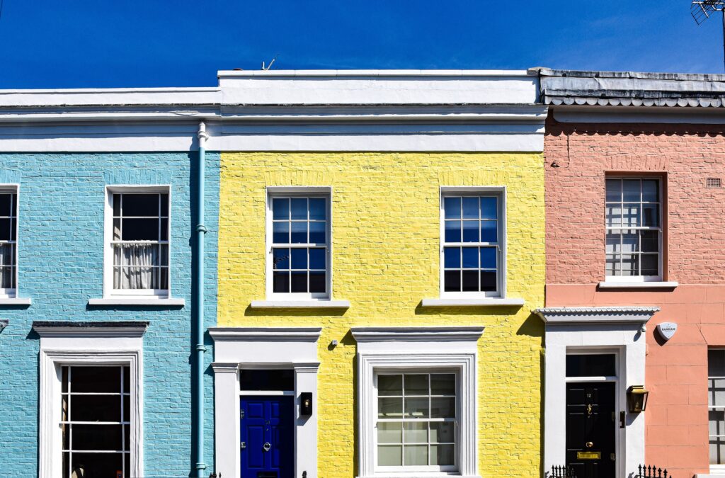 row of houses for sale london