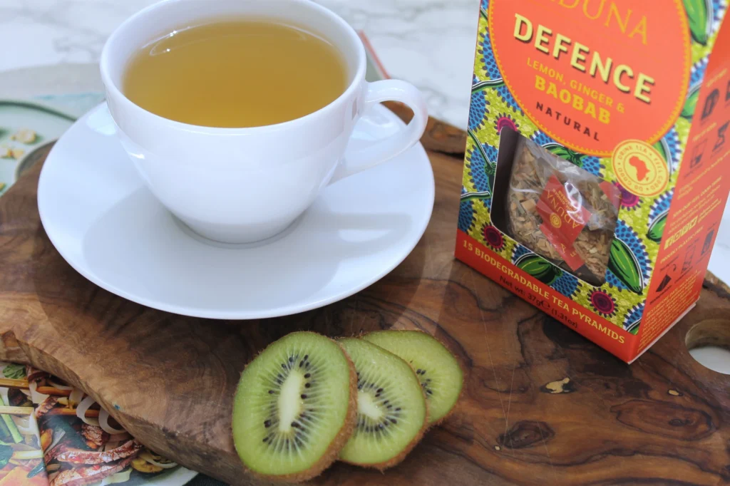 aduna herbal tea with kiwi