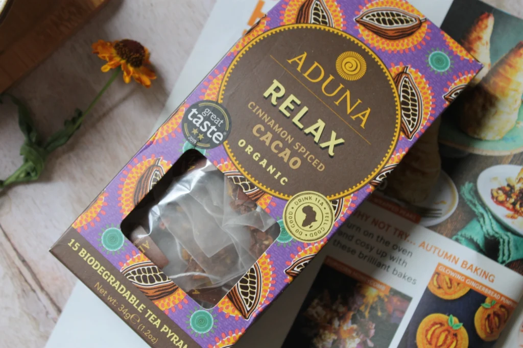 aduna relax cinnamon spiced cacao organic