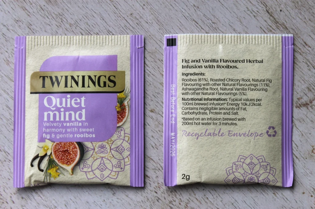 twinings quiet mind teabags