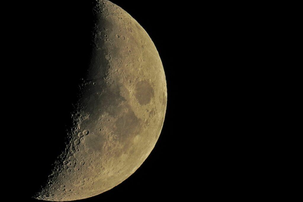 moon surface close up